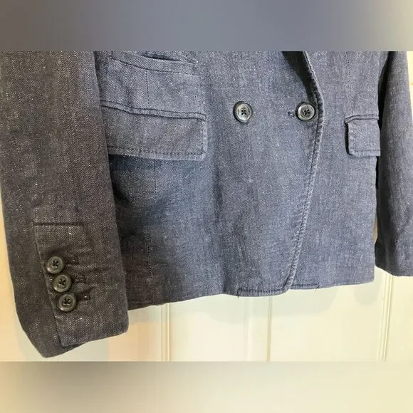 Banana Republic, Jean blazer, excellent condition, size 0 - Picture 3 of 4